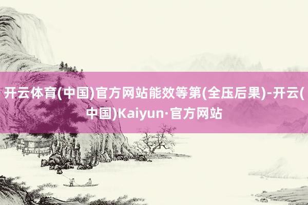 开云体育(中国)官方网站能效等第(全压后果)-开云(中国)Kaiyun·官方网站